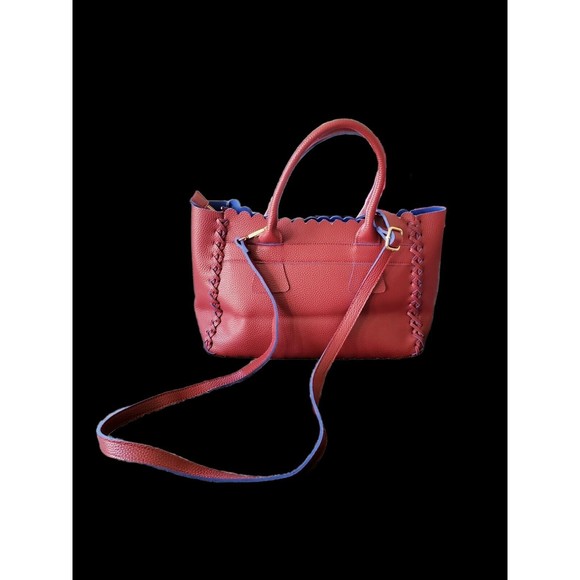 Pink Haley Handbags - PINK HALEY Deep Mauve & Blue Tote Handbag NWOT